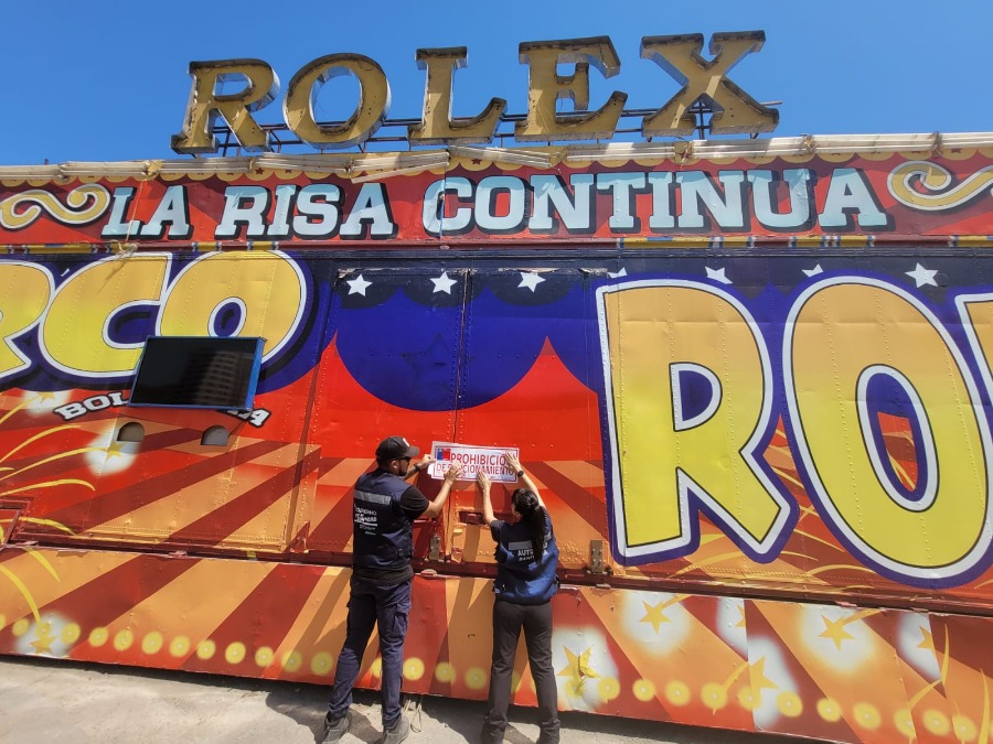 Proh ben funcionamiento de Circo Rolex por graves faltas de